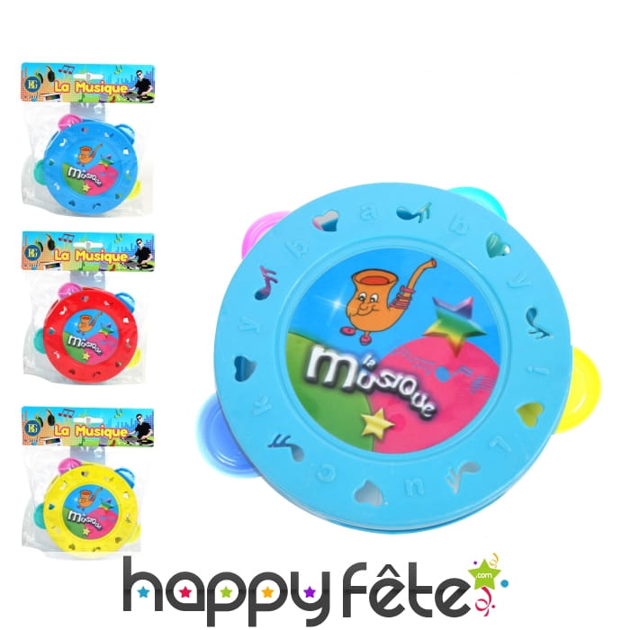 Tambourin jouet pour enfant