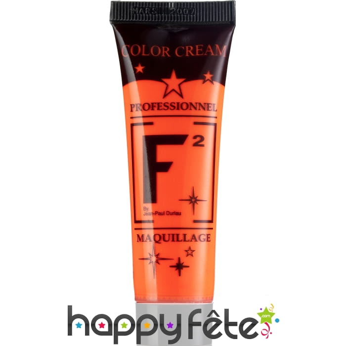Tube Maquillage à l'eau Orange Fluo