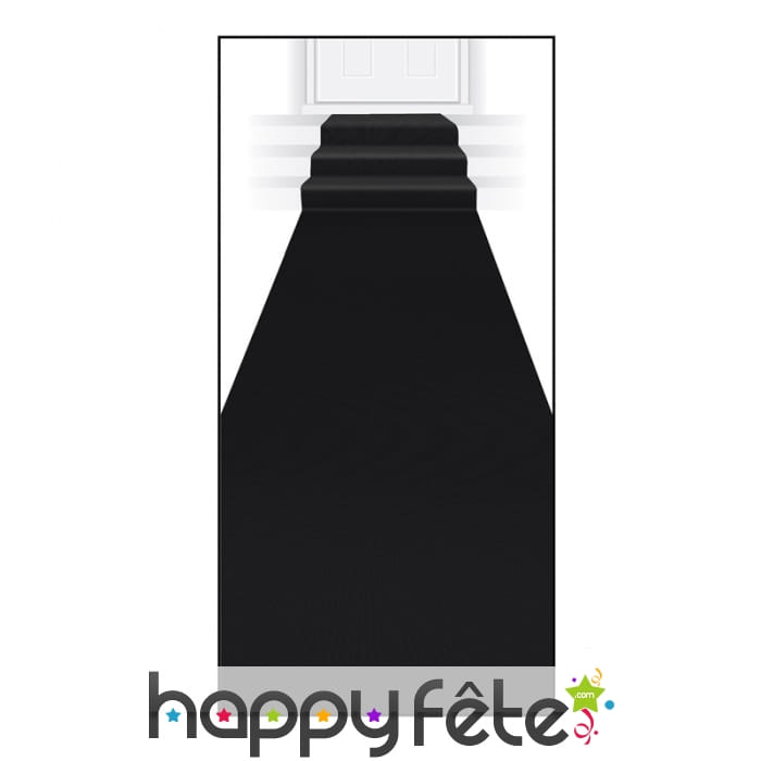 Tapis noir de 60 x 450 cm