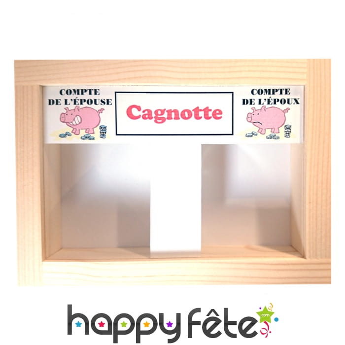 Tirelire pour couple