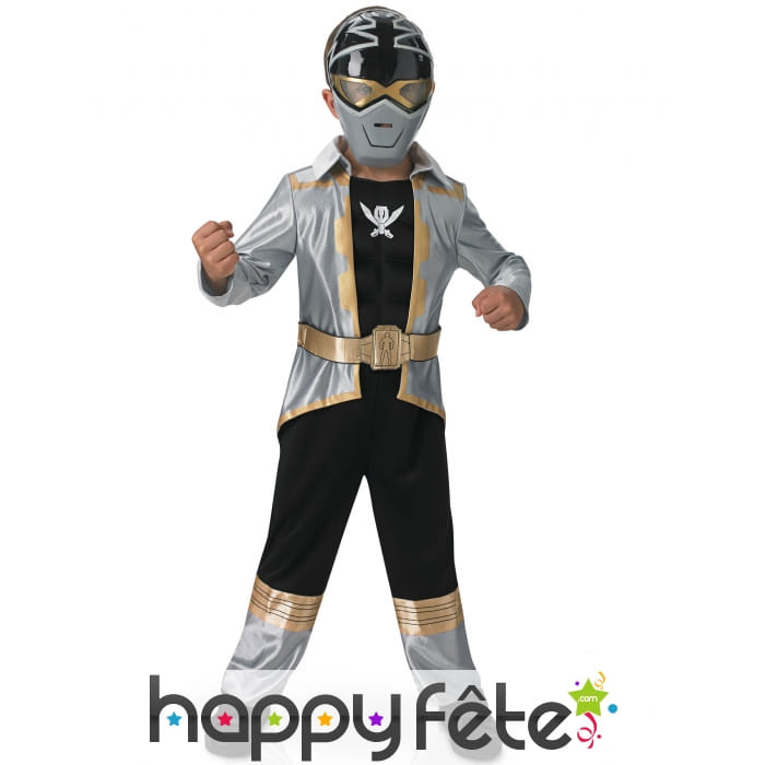 Tenue Power Rangers Silver super mega force