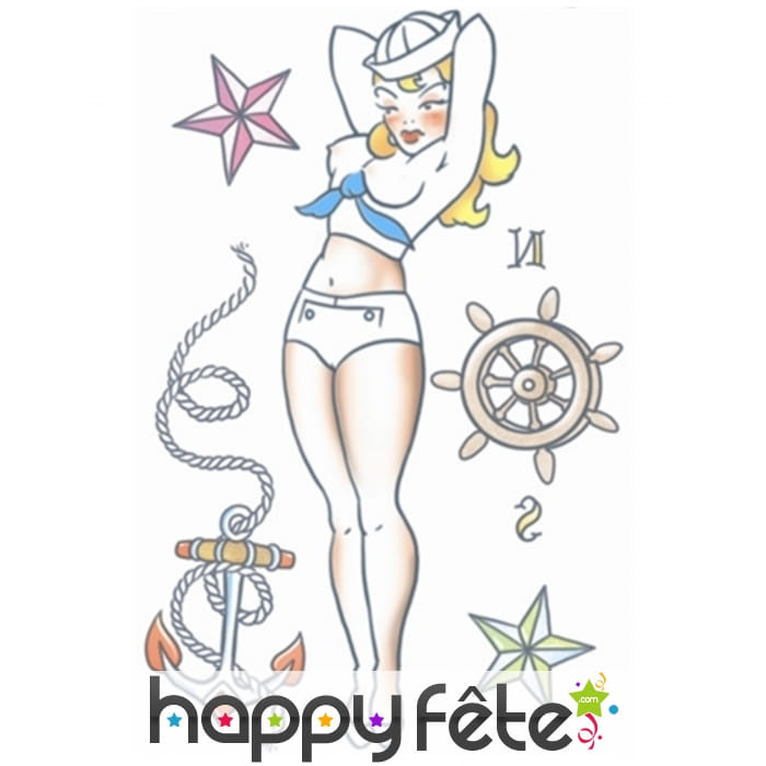 Tatouage Pin up marin
