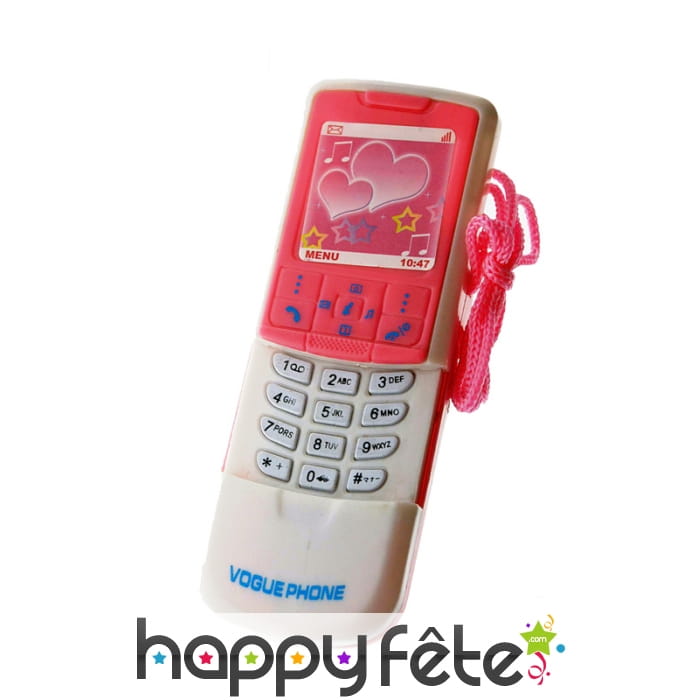 Téléphone qui parle avec lumière