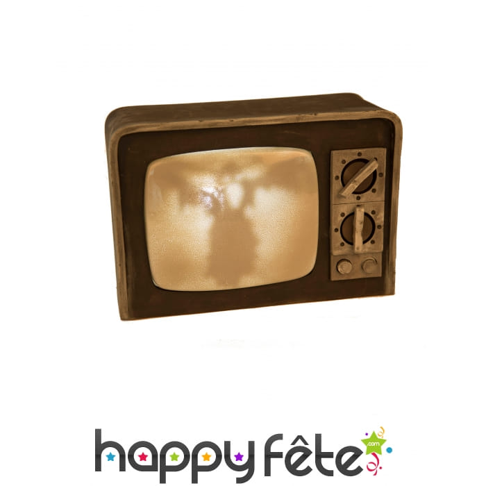 Téléviseur rétro lumineux et sonore de 31cm
