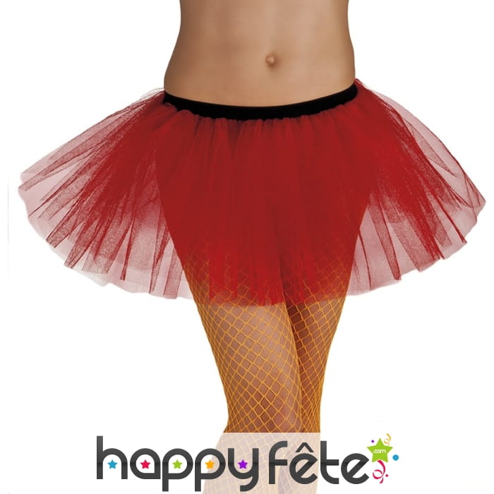 Tutu rouge pour femme adulte