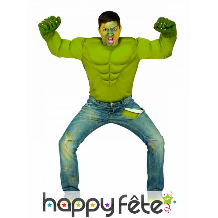 T shirt de Hulk rembourré pour adulte