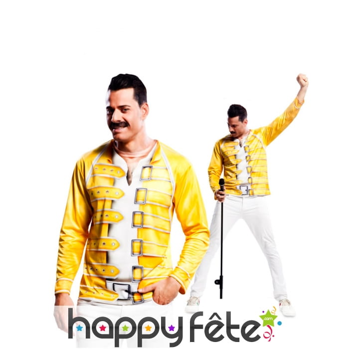 T-shirt de Queen pour adulte, tenue de scène