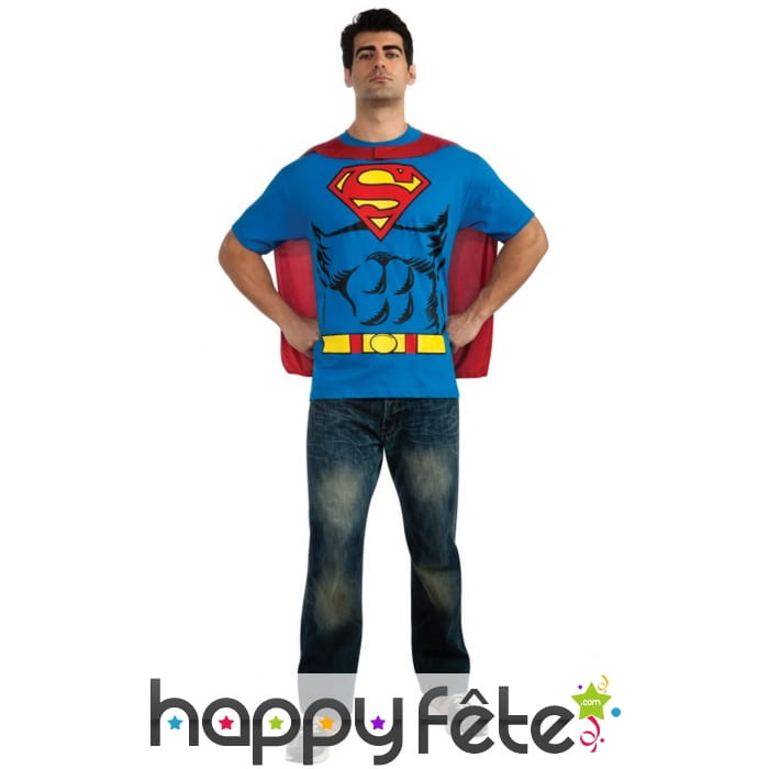 T-shirt de superman avec cape