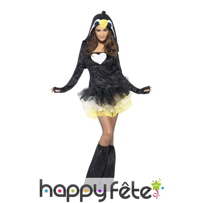 Tenue sexy de pingouin en tutu