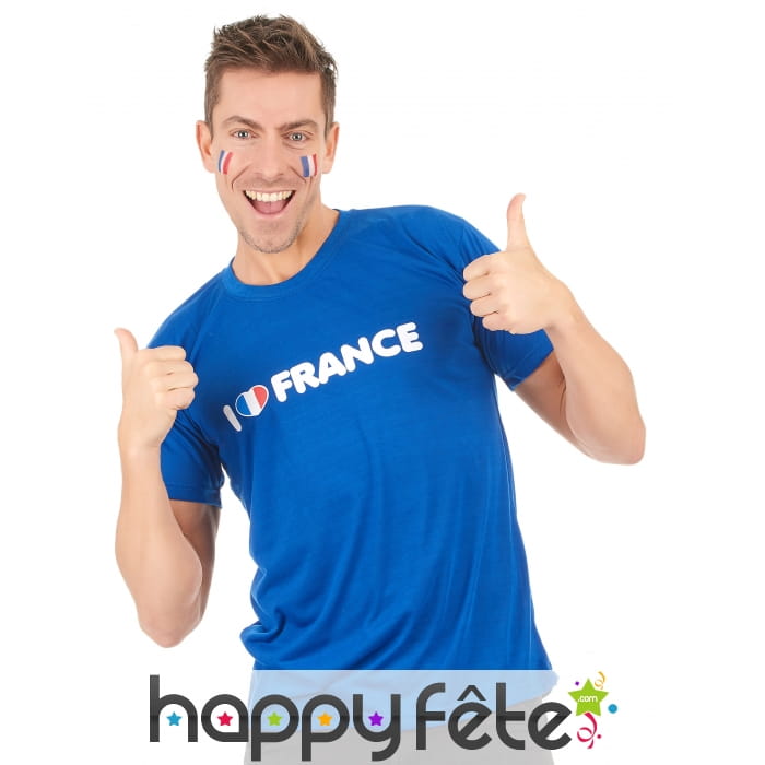 T-shirt I love france