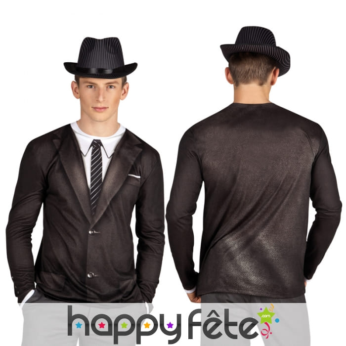 T-shirt imprimé costume vintage