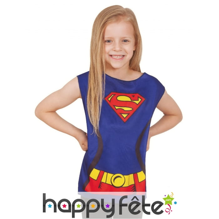 T-shirt imprimé Supergirl pour enfant