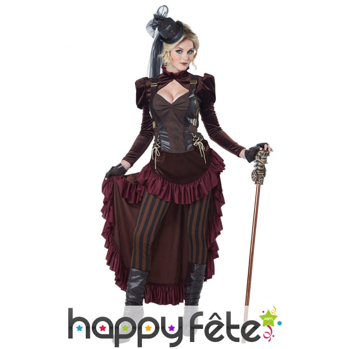 Tenue steampunk moulin rouge pour femme