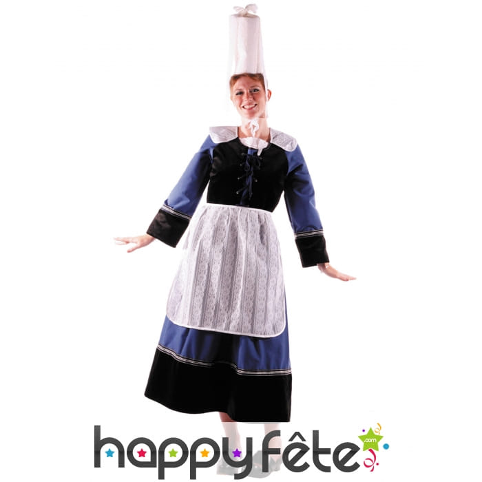 Tenue traditionnelle bretonne pour femme, luxe