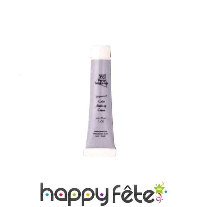 Tube visage et corps de statue Métal Argent