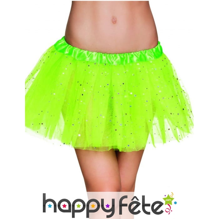 Tutu vert étoilé pour femme