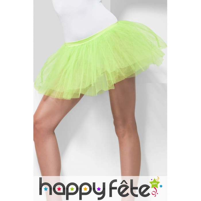 Tutu vert fluo en résille. Années 80