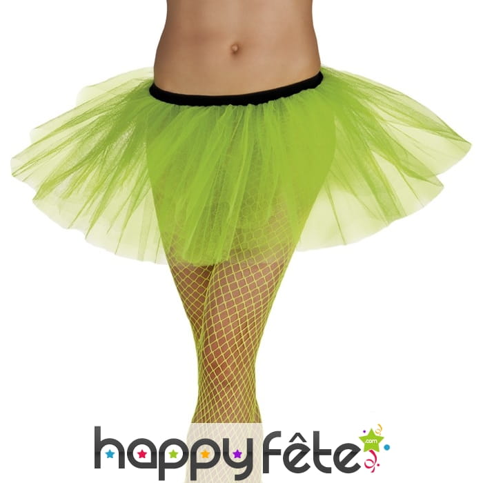 Tutu vert fluo pour femme adulte