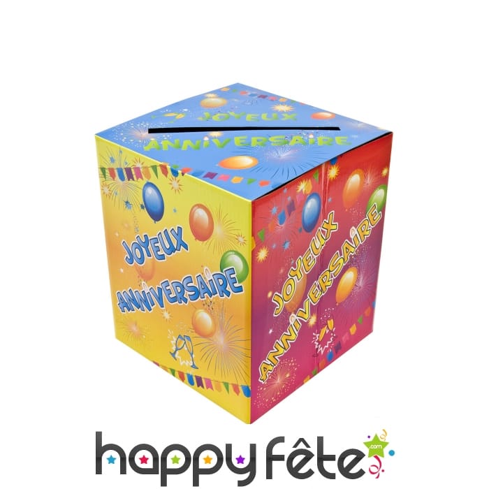 Urne d'Anniversaire de 20 x 20 x 23 cm