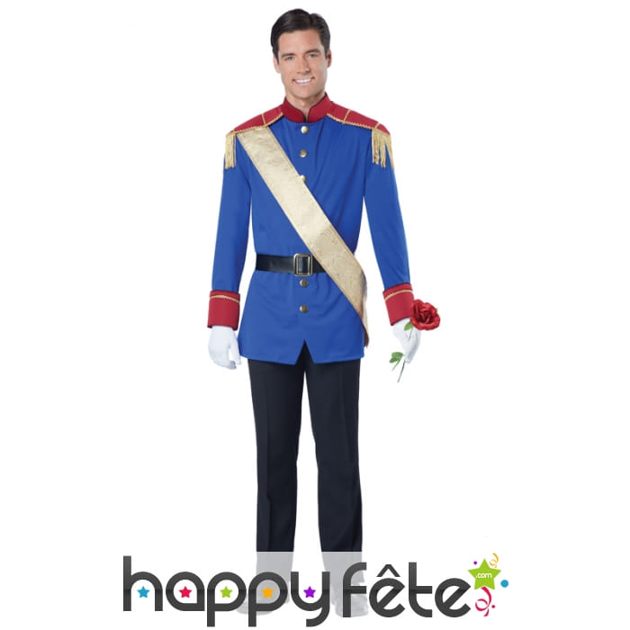 Uniforme de cérémonie bleu pour prince