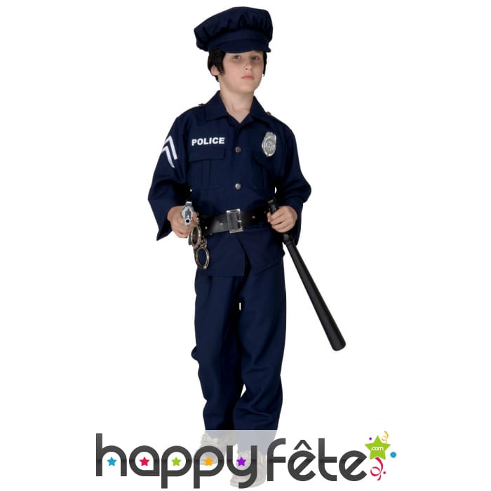Uniforme de policier pour petit garçon