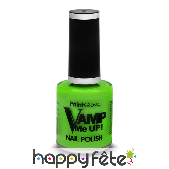 Vernis à ongle vert flash