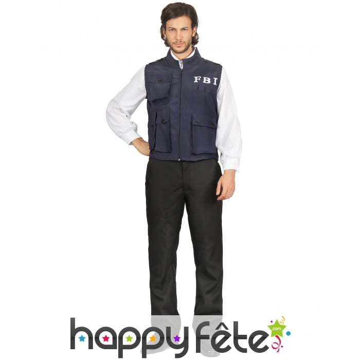Veste d'agent du FBI pour homme