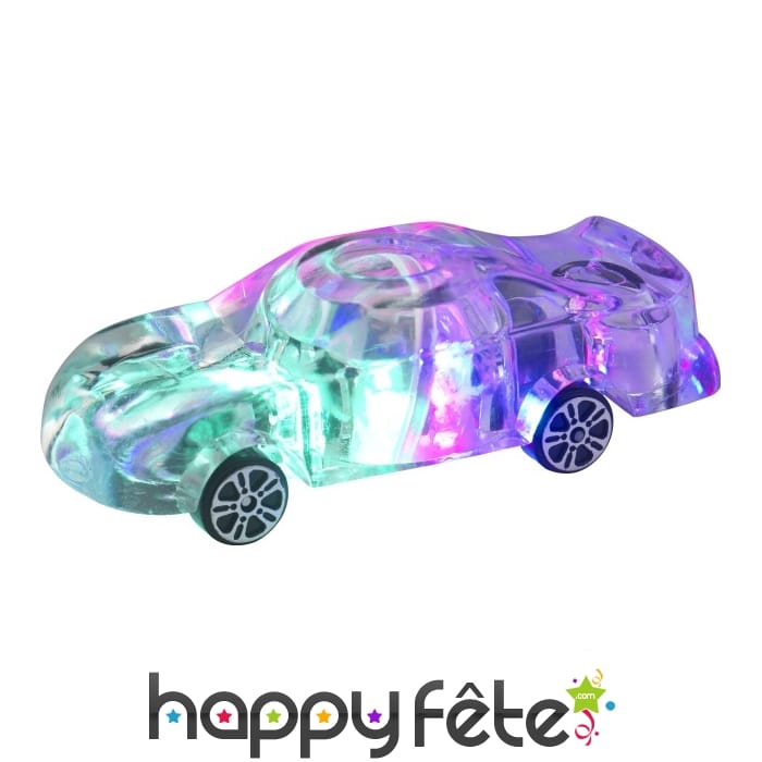 Voiture de course lumineuse