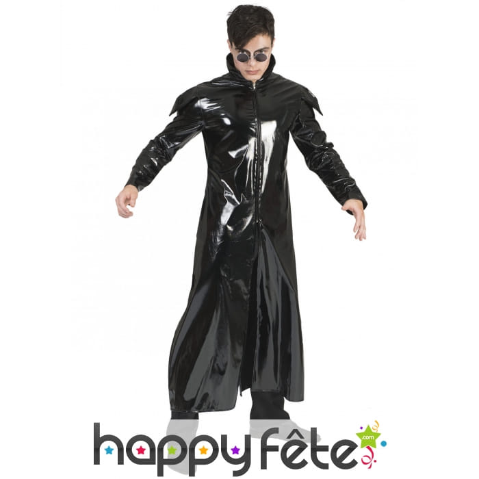 Veste de néo en simili cuir