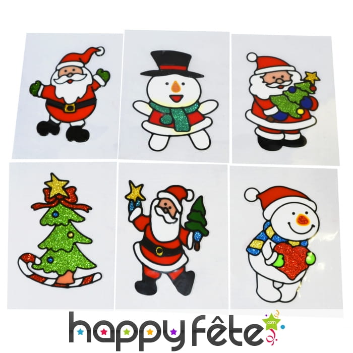 Vitrostatique de Noël en 3D