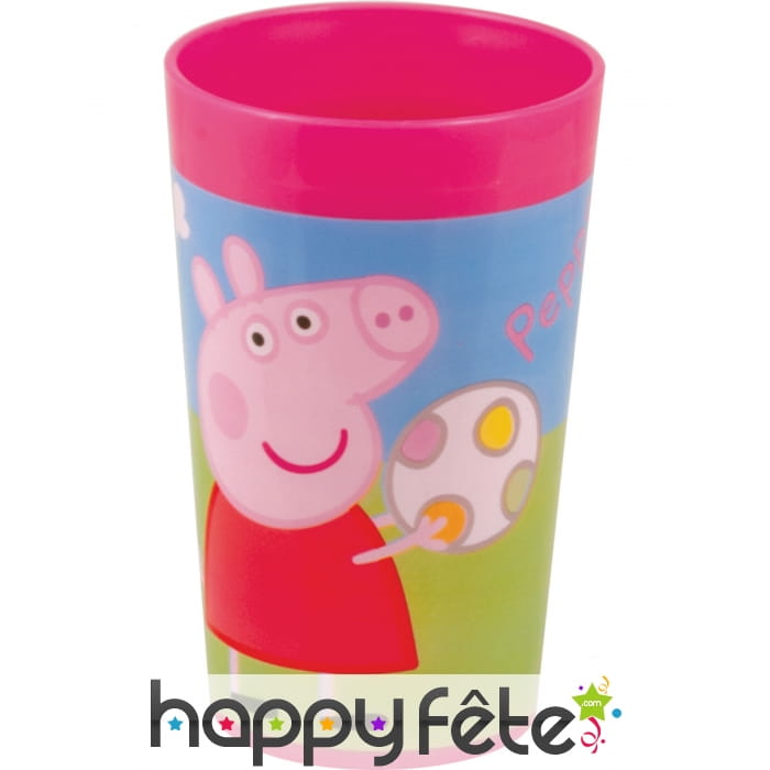 Verre en plastique rigide Peppa pig 25cl