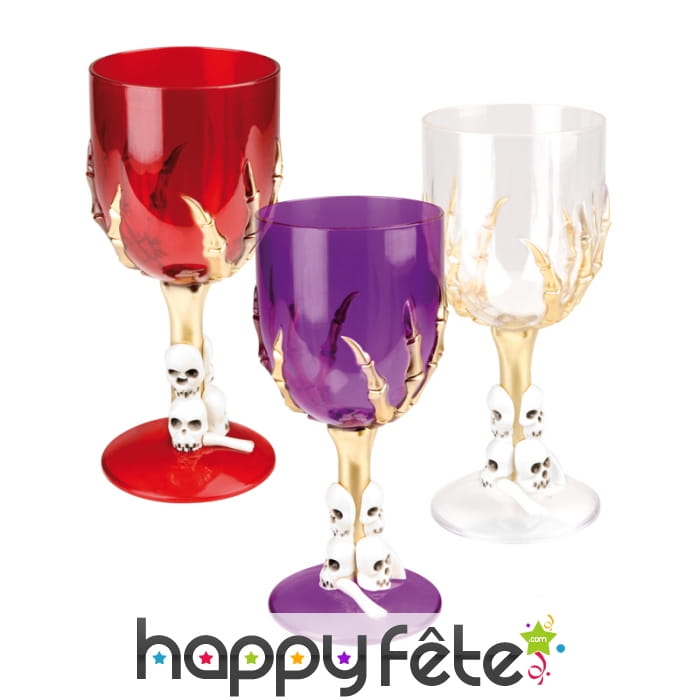 Verre gothique coloré,