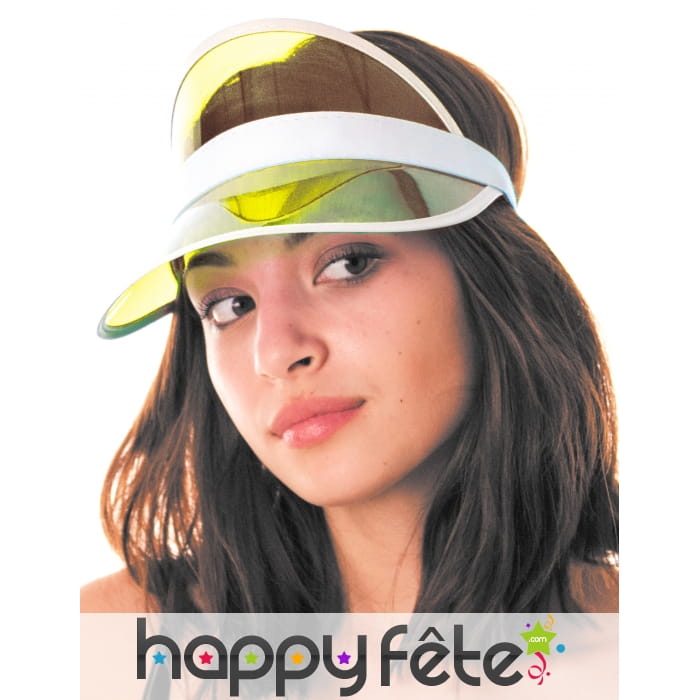 Visière jaune de poker