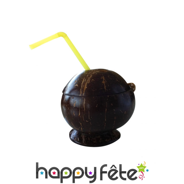 Verre noix de coco en bois