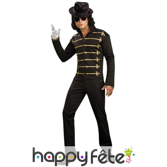Veste noire et dorée de Michaël Jackson