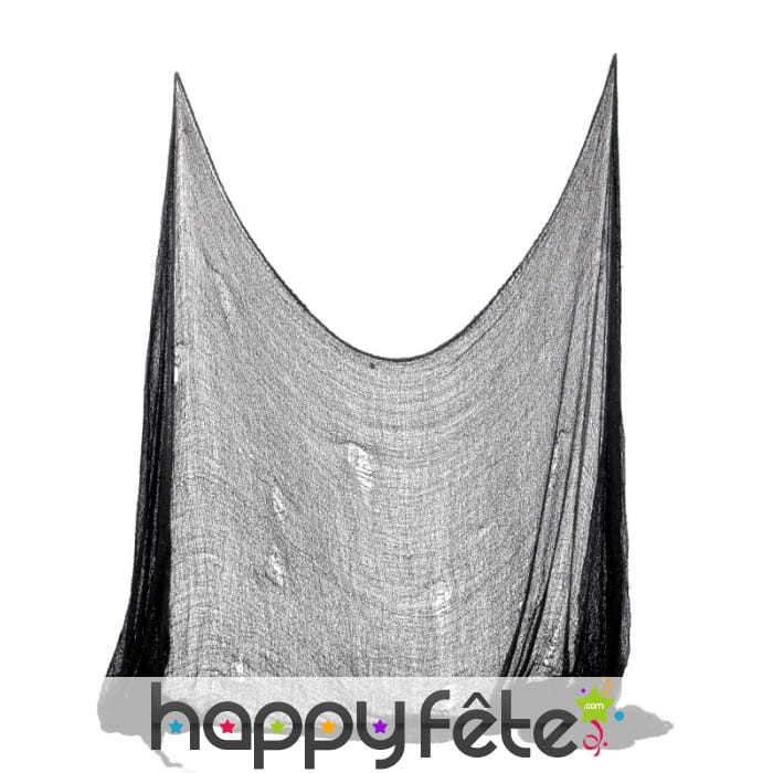 Voile noir sombre pour Halloween