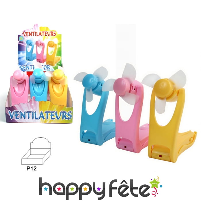 Ventilateur portable de 10.5 cm