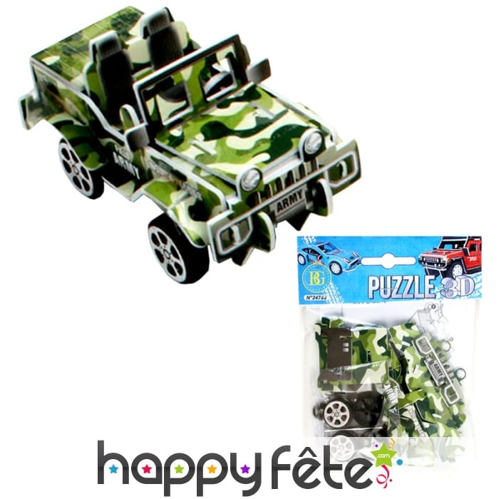 Voiture puzzle en 3D 10,5cm