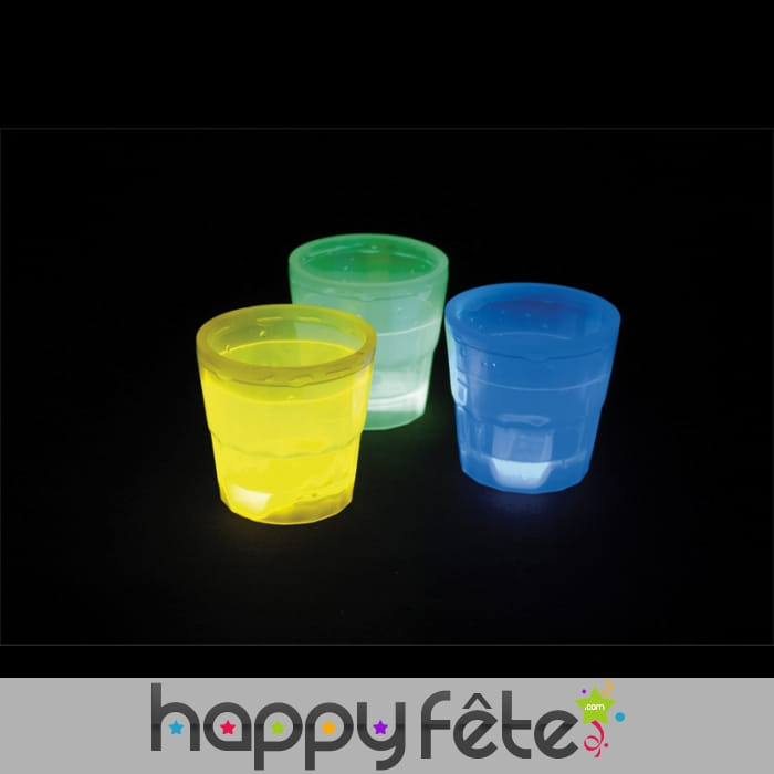 Verre shooter coloré