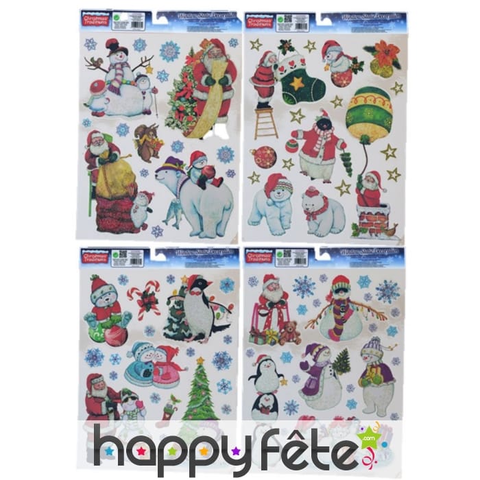 Vitro-statique de Noël, 38x30 cm