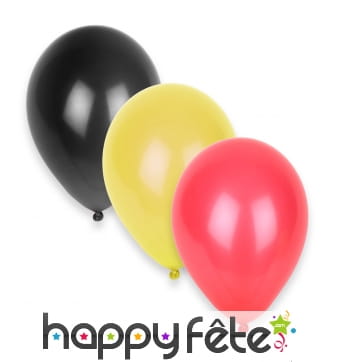 12 Ballons aux couleurs de l'Allemagne