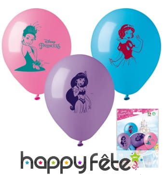 10 ballons princesses Disney