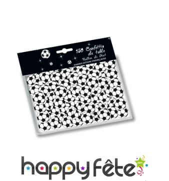150 confettis de table ballons de foot