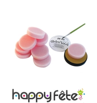 10 éponges pour maquillage de 1,5 cm