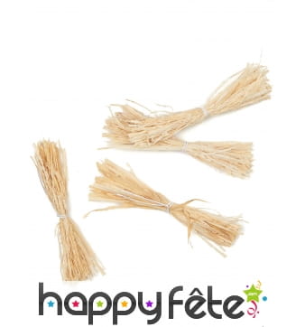 12 minis fagots de paille décoratifs