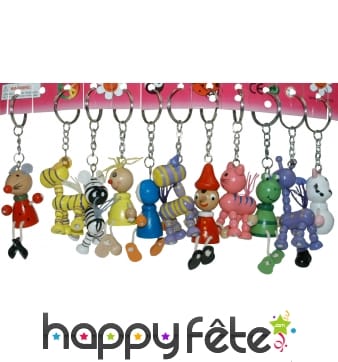 12 porte clefs animaux