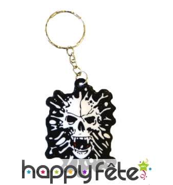 12 porte clefs halloween imprimés 2 faces