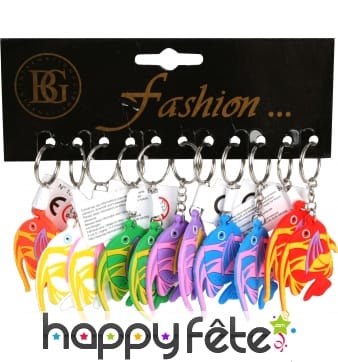 12 porte clefs poisson