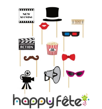 12 photobooth sur le thème du cinéma