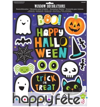 17 Stickers amusants de Halloween